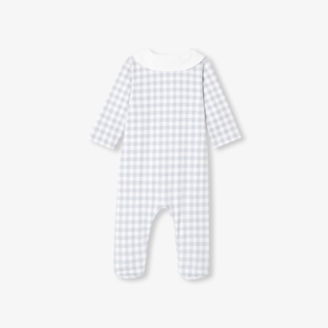 Pyjama bébé imprimé vichy Pyjama bébé imprimé vichy