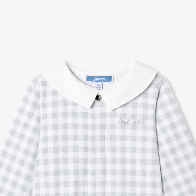 Baby gingham pyjamas Baby gingham pyjamas
