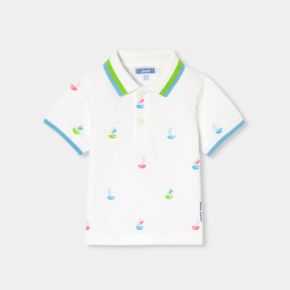 Baby boy short-sleeved polo shirt