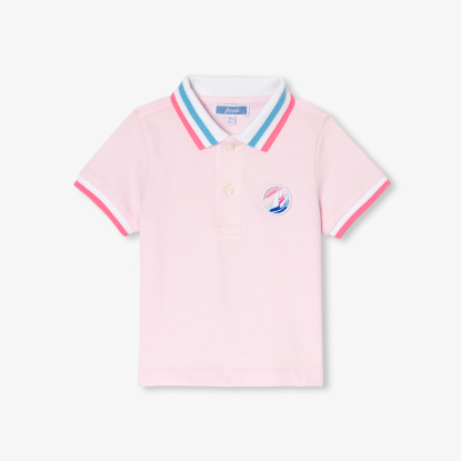 Baby boy short-sleeved polo shirt