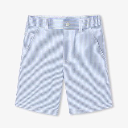 Boy Bermuda shorts in striped twill