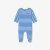 Baby boy pyjamas in striped jersey Baby boy pyjamas in striped jersey