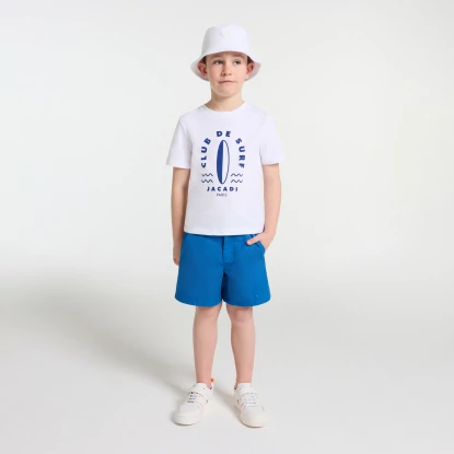 Boy Bermuda shorts in twill