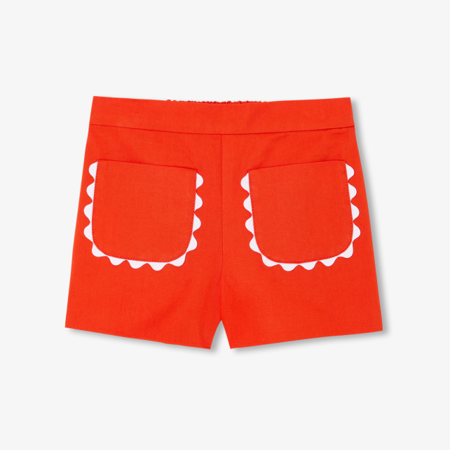 Baby girl shorts in twill Baby girl shorts in twill