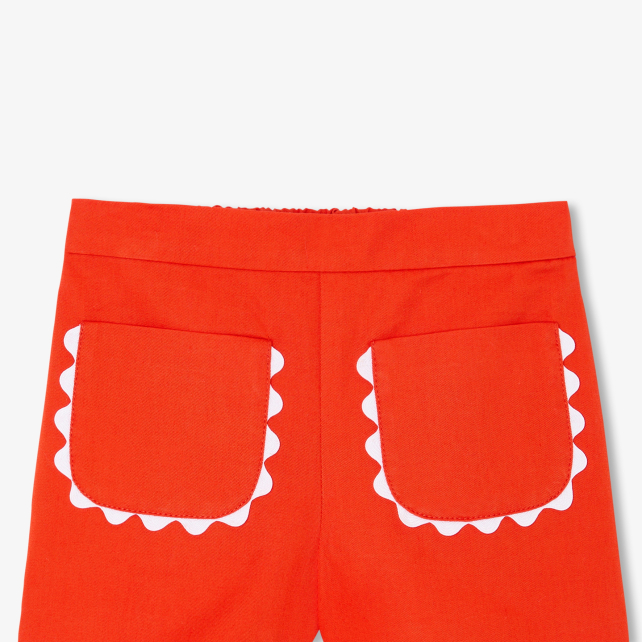 Baby girl shorts in twill Baby girl shorts in twill