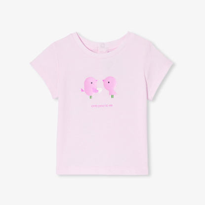 Baby girl short-sleeved T-shirt