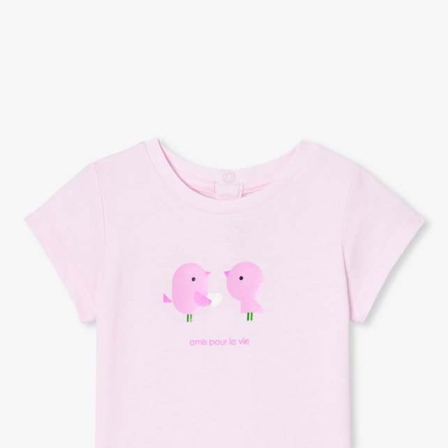 Baby girl short-sleeved T-shirt Baby girl short-sleeved T-shirt