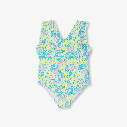 Baby girl swimsuit in Liberty fabric