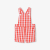 Baby boy short overalls in gingham Baby boy short overalls in gingham
