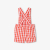 Baby boy short overalls in gingham Baby boy short overalls in gingham