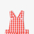 Baby boy short overalls in gingham Baby boy short overalls in gingham