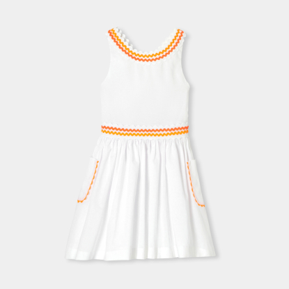 Robe enfant fille en voile de coton
