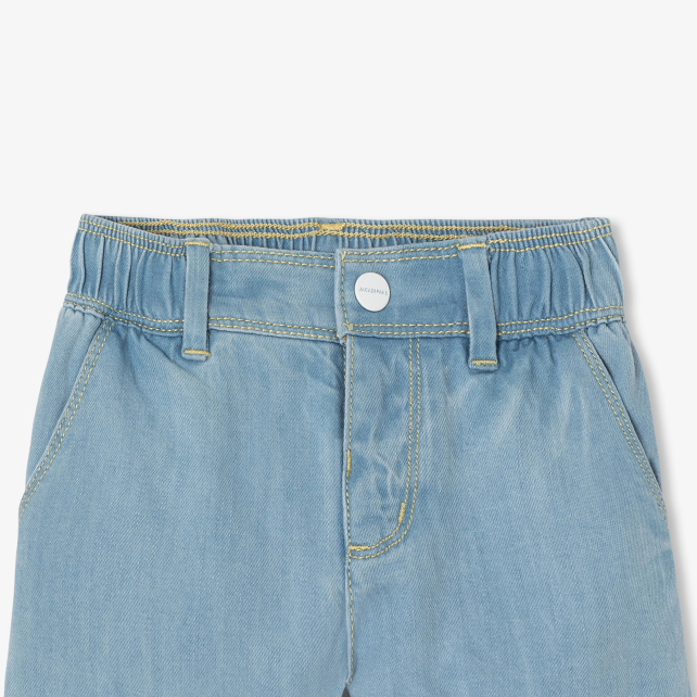 Baby boy shorts in lightweight denim Baby boy shorts in lightweight denim