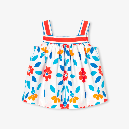 Blouse bébé fille en popeline