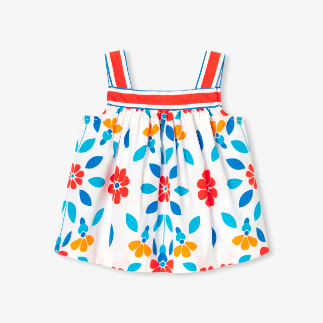 Blouse bébé fille en popeline Blouse bébé fille en popeline