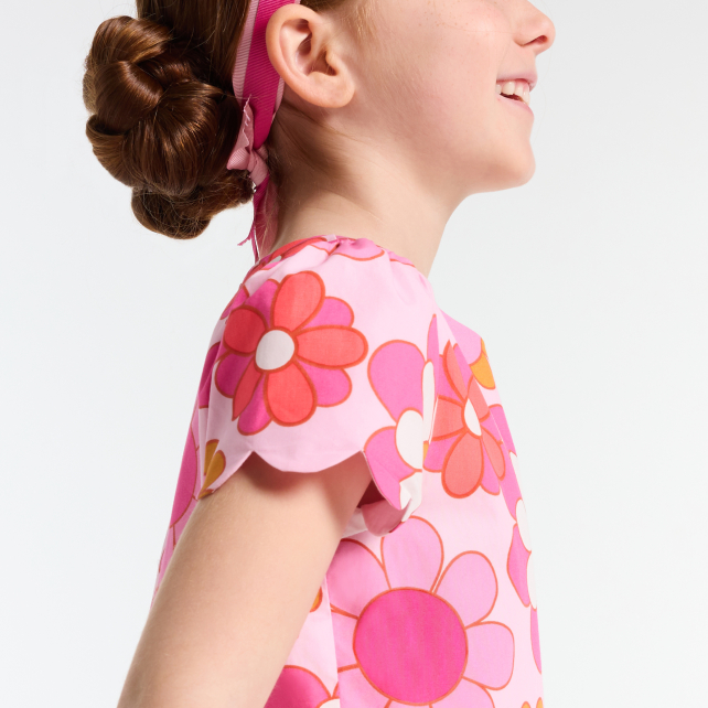 Robe enfant fille motif floral Robe enfant fille motif floral
