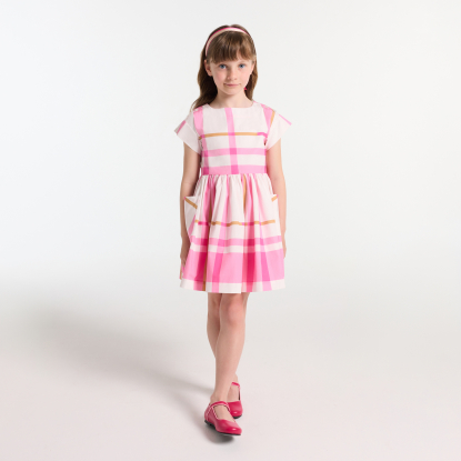 Girl plaid dress