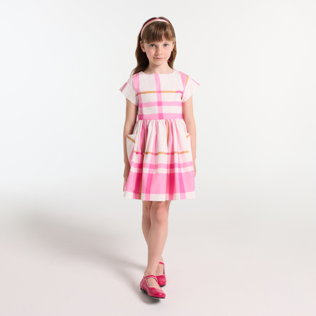 Robe enfant fille à carreaux Robe enfant fille à carreaux