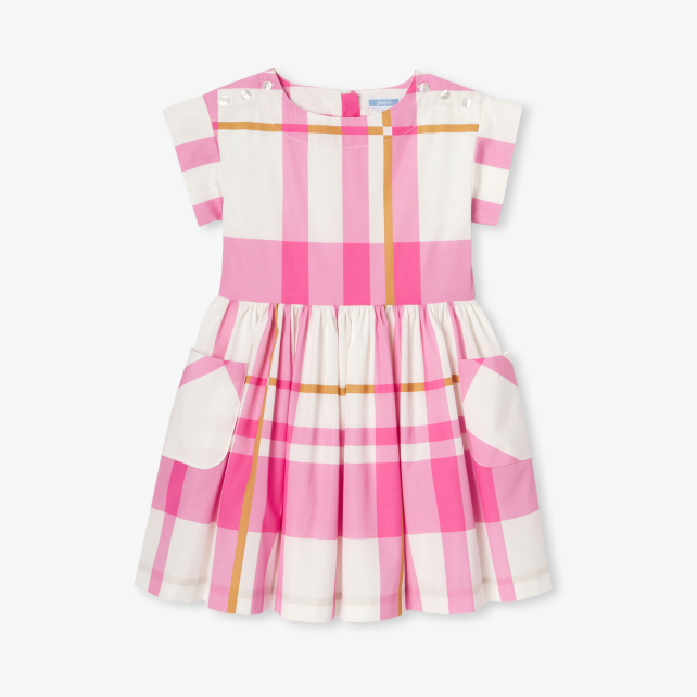 Robe enfant fille à carreaux Robe enfant fille à carreaux