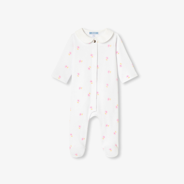 Baby girl pyjamas in cotton interlock Baby girl pyjamas in cotton interlock
