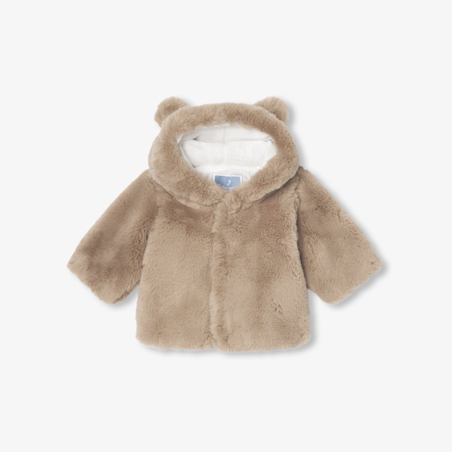 Baby coat in faux fur Baby coat in faux fur