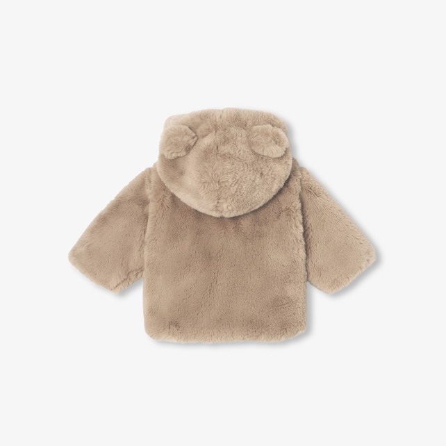 Baby coat in faux fur Baby coat in faux fur