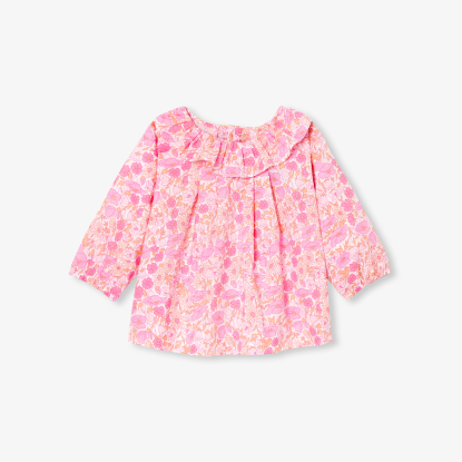 Baby girl blouse in Liberty fabric