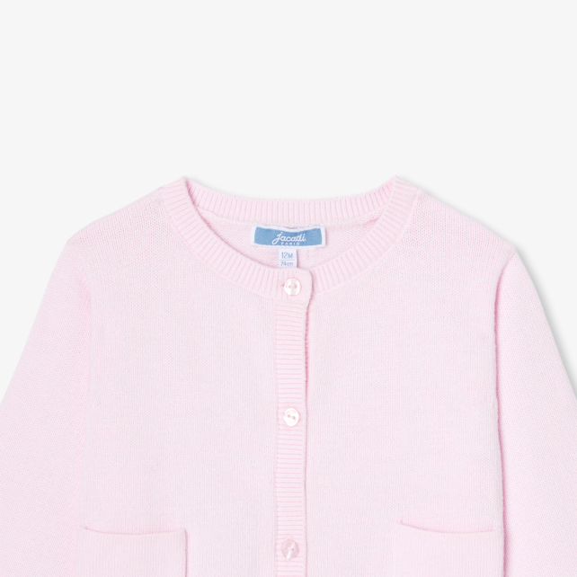 Cardigan bébé fille en coton Cardigan bébé fille en coton