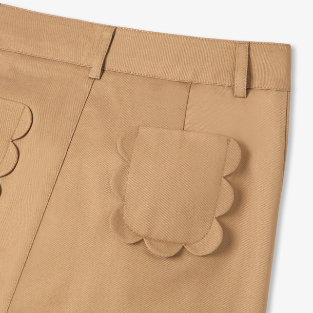 Girl wide-leg gabardine trousers Girl wide-leg gabardine trousers