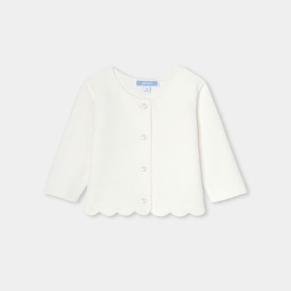 Cardigan bébé fille en coton