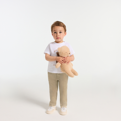 Baby boy trousers in twill