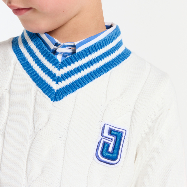 Pull cricket enfant en coton Pull cricket enfant en coton
