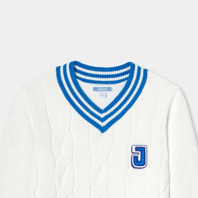 Pull cricket enfant en coton Pull cricket enfant en coton
