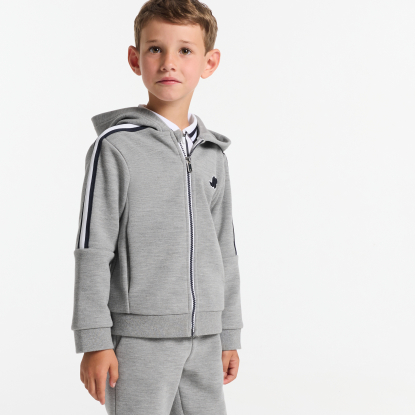 Boy zip-up sweatshirt