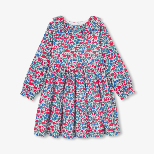 Robe enfant fille en tissu Liberty Robe enfant fille en tissu Liberty