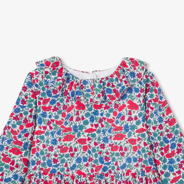 Robe enfant fille en tissu Liberty Robe enfant fille en tissu Liberty