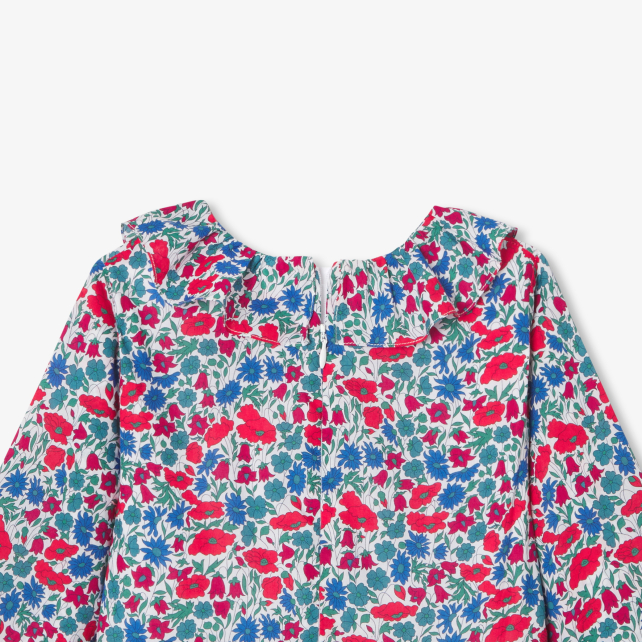 Robe enfant fille en tissu Liberty Robe enfant fille en tissu Liberty
