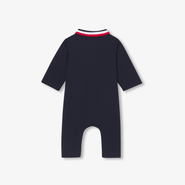 Baby boy jumpsuit in quilted jersey Baby boy jumpsuit in quilted jersey