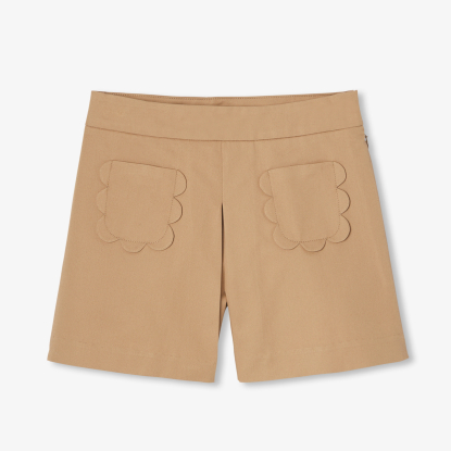 Girl culotte in gabardine