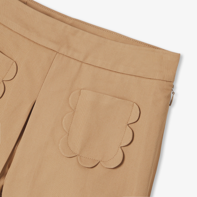 Girl culotte in gabardine Girl culotte in gabardine