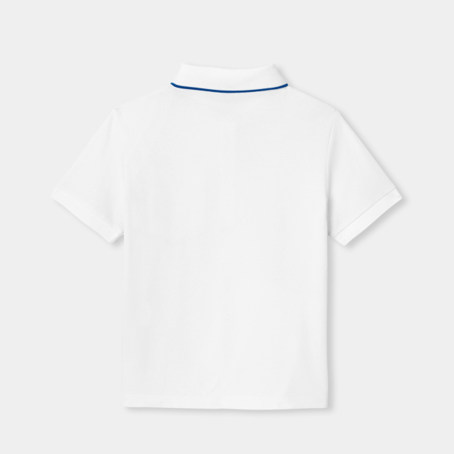 Boy polo shirt in cotton piqué Boy polo shirt in cotton piqué