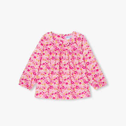 Baby girl blouse in Liberty fabric