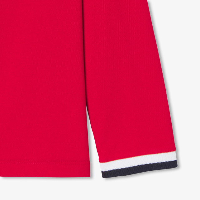 Boy polo shirt in cotton piqué Boy polo shirt in cotton piqué