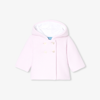 Veste burnous bébé fille doublée