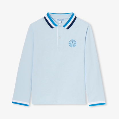 Boy polo shirt in cotton piqué