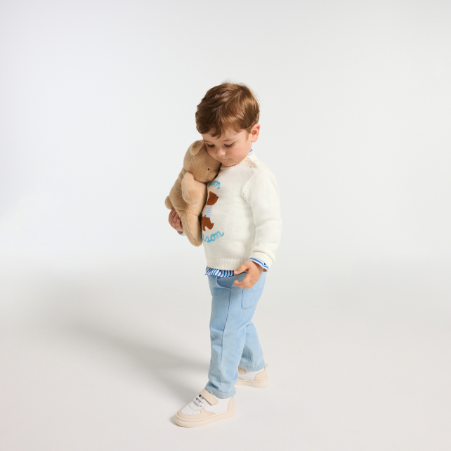 Baby boy cotton jumper Baby boy cotton jumper