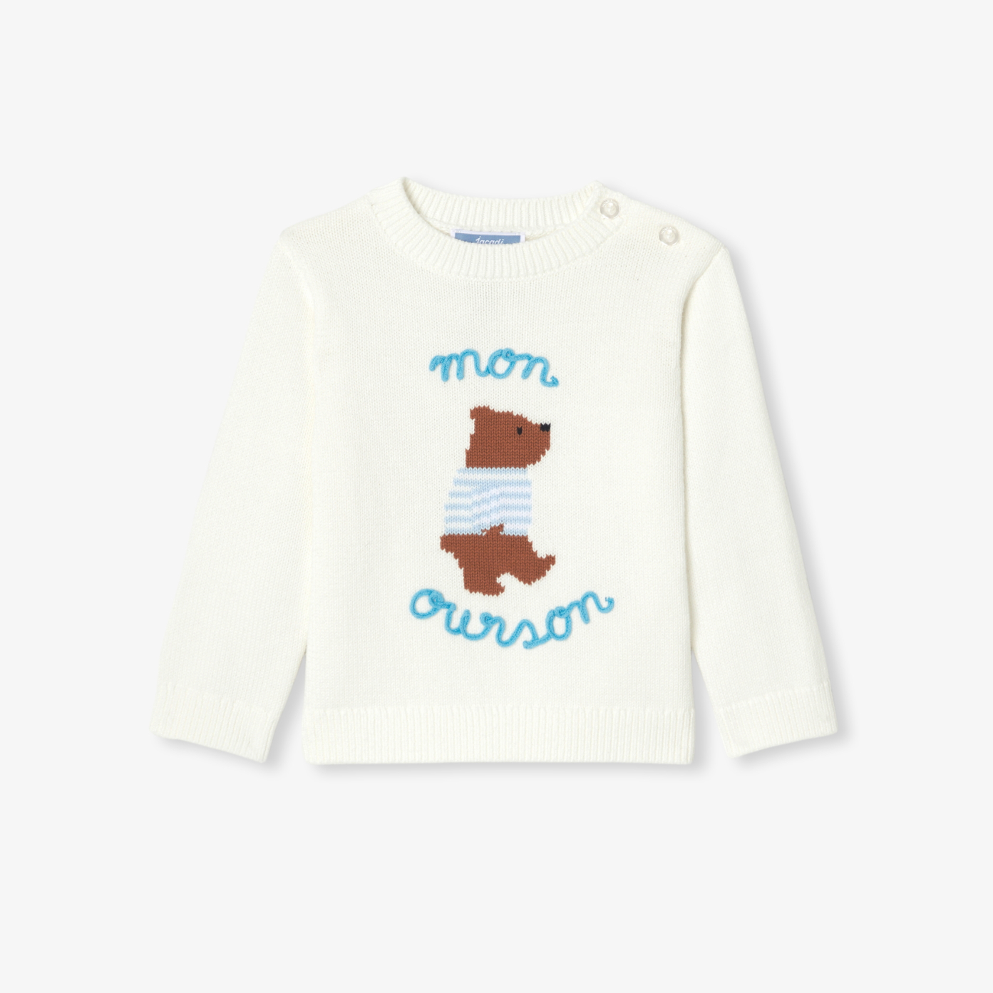 Baby boy cotton jumper