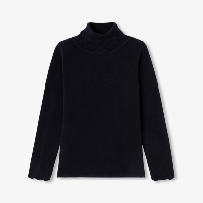 Pull col roulé enfant fille