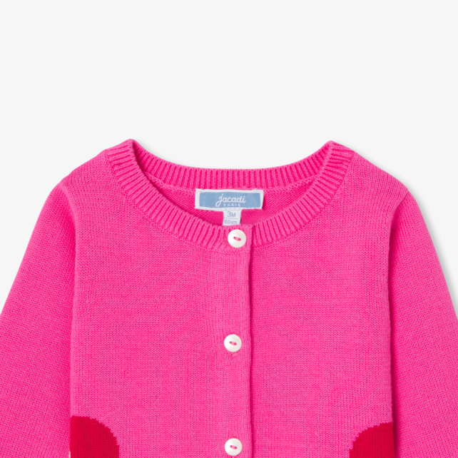 Baby girl cotton cardigan Baby girl cotton cardigan