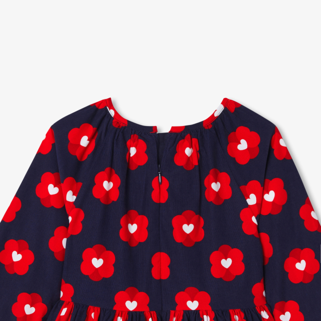 Girl dress in milleraies velvet  Girl dress in milleraies velvet